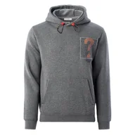Bluzy męskie - Męska Bluza GUESS ERMES HOODIE FLEECE M2BQ20KBD10-MCH – Szary - miniaturka - grafika 1
