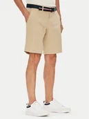 Spodenki męskie - Tommy Hilfiger Szorty materiałowe Brooklyn MW0MW39706 Beżowy Regular Fit - miniaturka - grafika 1