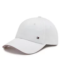 Czapki męskie - Czapka z daszkiem Tommy Hilfiger Th Corporate Cotton 6 Panel Cap AM0AM12035 Optic White YCF - miniaturka - grafika 1