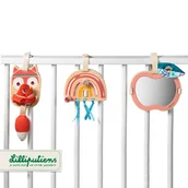 Zawieszki - Zestaw drewnianych zawieszek aktywizujących Lisiczka Alice 9 m+ Lilliputiens - miniaturka - grafika 1