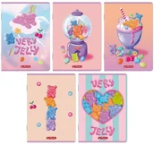 Zeszyty szkolne - Zeszyt A516k kratka Jelly (20szt) Herlitz - zeszyt - miniaturka - grafika 1