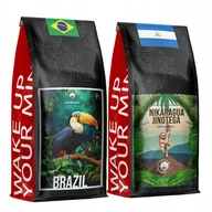 Kawa - Kawa Ziarnista 2X1Kg Brazil+Nicaragua 100%Arabica - Świeżo Palona-Blue Orca - miniaturka - grafika 1