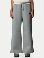Spodnie sportowe damskie - The North Face Spodnie dresowe NF0A8C25 Szary Wide Leg - miniaturka - grafika 1