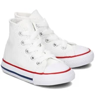 Buty dla dziewczynek - Converse, Trampki dziecięce, Chuck Taylor All Star Hi, rozmiar 25 - miniaturka - grafika 1