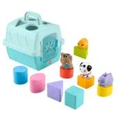 Zabawki interaktywne dla dzieci - Zabawka edukacyjna FISHER PRICE Sorter Transporter Pets HTW93 - miniaturka - grafika 1