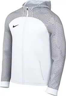 Kurtki męskie - Nike Męska kurtka z kapturem M Nk Df Strk23 Hd Trk Jkt K, White/Wolf Grey/White/Black, DR2571-100, XL - grafika 1