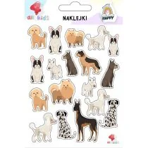 All4Kids Naklejki dla dzieci Psy - Zabawki kreatywne - miniaturka - grafika 1