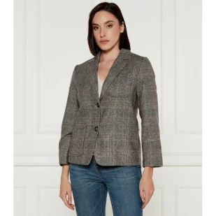 Tommy Hilfiger Wełniana marynarka Loose fit - Marynarki i żakiety damskie - miniaturka - grafika 1