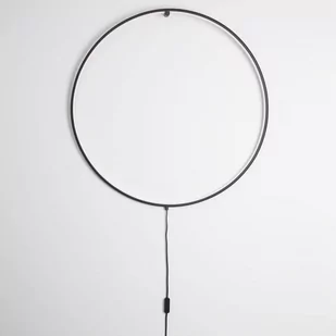 Luces Exclusivas Ścienna LAMPA pierścień CHINU LE41607 Luces Exclusivas okrąga OPRAWA kinkiet LED 18W 3000K metalowy czarny __code-67171 - Lampy ścienne - miniaturka - grafika 1