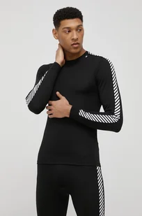 Helly Hansen longsleeve funkcyjny kolor czarny - Bielizna sportowa męska - miniaturka - grafika 1