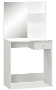 Biała wąska toaletka do łazienki z lustrem C1-N44 - Toaletki - miniaturka - grafika 1