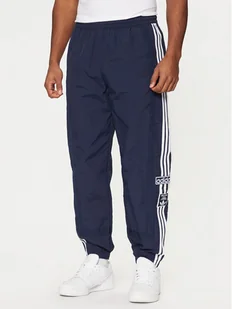 adidas Spodnie dresowe Adibreak JD4258 Granatowy Loose Fit - Spodnie sportowe męskie - miniaturka - grafika 1