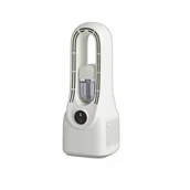 Wentylatory - Wentylator bezłopatkowy z nawilżaczem mgłowym, cichy, 6 prędkości, biały - miniaturka - grafika 1