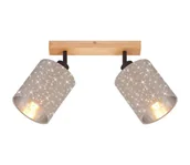 Lampy sufitowe - Briloner 2078-021 - Oświetlenie punktowe SPOTLIGHT 2xE27/25W/230V beżowe - miniaturka - grafika 1