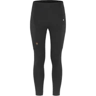 Spodnie sportowe damskie - Damskie legginsy Fjällräven Abisko Tights W Rozmiar: XS / Kolor: czarny - miniaturka - grafika 1