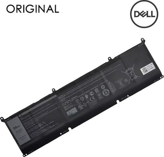 Bateria Dell Nešiojamo kompiuterio baterija DELL 69KF2, 86Wh, Original