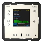Radia - Radio internetowe LARA-R/PE perłowy, design LOGUS90, EFAPEL, ELKOEP, iNELS - miniaturka - grafika 1