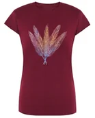 Koszulki i topy damskie - T-Shirt damski kolorowy nadruk Pióra r.S - miniaturka - grafika 1