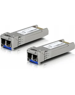 Ubiquiti UF-SM-10G 10Gbps SFP+ 2xLC (Single-Mode) 1310nm 10km - 2 Pack - Switche - miniaturka - grafika 1