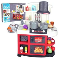 Zabawki AGD - Kuchnia Interaktywna XL Para Wodna Kran z Wodą Akcesoria Lumarko! - miniaturka - grafika 1