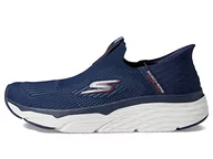 Trampki męskie - Skechers Męskie trampki 220389 NVY, granatowe/syntetyczne, 42, Granatowa tkanina syntetyczna, 43 EU - miniaturka - grafika 1