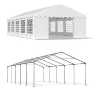 Pawilony ogrodowe - Namiot Imprezowy Letni 3x10 Biały SUMMER IPE - miniaturka - grafika 1