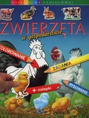 Baśnie, bajki, legendy - Olesiejuk Sp. z o.o. Zwierzęta w gospodarstwie Naklejkowe łamigłówk - Emilie Beaumont - miniaturka - grafika 1