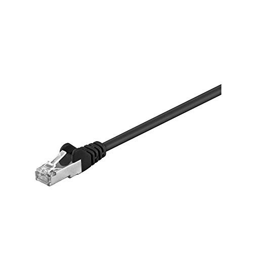Goobay Cat5e FTP 68665-GB, Kabel Sieciowy, Czarny, 0.5m