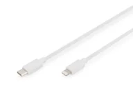 Kable komputerowe i do monitorów - Digitus Kabel do transmisji danych/ładowania, Lightning-USB-C™, MFI, 1 m - miniaturka - grafika 1
