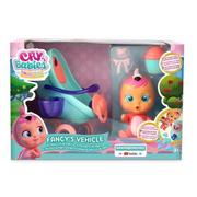 Figurki dla dzieci - Tm Toys Cry Babies Magic Tears Zestaw Wózek Fancy - miniaturka - grafika 1