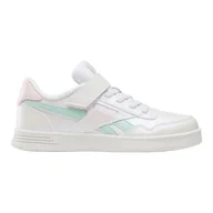 Koszulki i topy damskie - Reebok Court Advance Elastic LACE & TOP Strap Sneakers, FTWRWHITE/GLITCHAQUA/Frostberry, 32,5 EU, Ftwrwhite Glitchaqua Frostedberry, 32.5 EU - miniaturka - grafika 1
