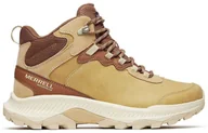 Buty trekkingowe męskie - Buty męskie MERRELL SPEED STRIKE 2 LEATHER MID WATERPROOF J038524 38.5 - miniaturka - grafika 1
