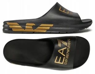 Klapki męskie piankowe Emporio Armani EA7 sportowe na lato na plażę - Klapki i japonki męskie - miniaturka - grafika 1
