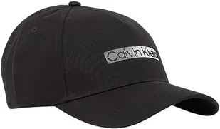 Calvin Klein Męska czapka z logo Move 3D BB, Ck Black, OS, Ck czarny, Rozmiar uniwersalny - Czapki damskie - miniaturka - grafika 1