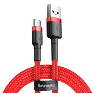 Baseus kabel Cafule (typu C 1 m) czerwony 3A - Kable USB - miniaturka - grafika 1