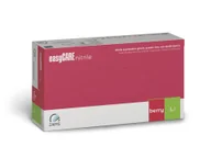 Rękawiczki jednorazowe - Rękawiczki easyCare Nitrylowe Bezpudrowe BERRY 100szt L - miniaturka - grafika 1