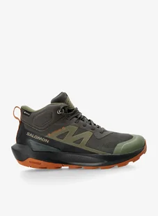 Buty turystyczne Salomon Elixir Activ Mid GTX - peat/black/caramel - Buty zimowe męskie - miniaturka - grafika 1