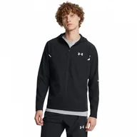 Kurtki męskie - Męska kurtka treningowa Under Armour Vanish Woven Utility Jacket - czarna - miniaturka - grafika 1