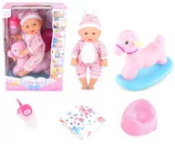 Figurki dla dzieci - Lalka 14  Z Głosem Na Koniku Zabawka Dla Dzieci - miniaturka - grafika 1