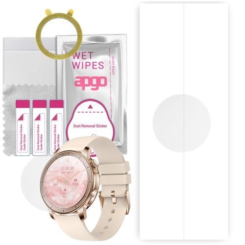 1x folia hydrożelowa ochronna do Colmi V65 - apgo Smartwatch Hydrogel Protection Ochrona na ekran smartwatcha