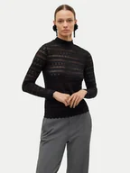 Bluzki damskie - Vero Moda Bluzka Zoe 10315443 Czarny Slim Fit - miniaturka - grafika 1