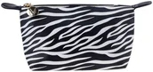 Kosmetyczki, organizery i kuferki - Intervion Kosmetyczka prosta duża Zebra - miniaturka - grafika 1