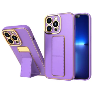 New Kickstand Case etui do iPhone 12 Pro z podstawką fioletowy - Etui i futerały do telefonów - miniaturka - grafika 1
