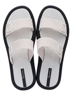 Klapki i japonki damskie - Ipanema Klapki "Nuvea" w kolorze biało-czarnym - miniaturka - grafika 1