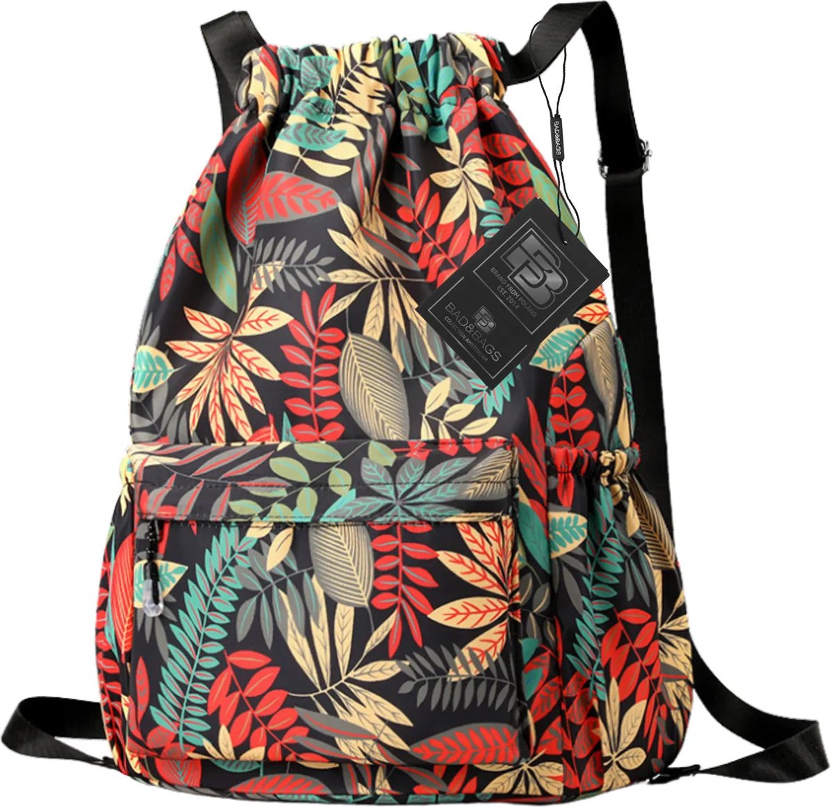 BAD&BAGS Kolorowy plecak podróżny torba miejska BAD&BAGS wodoodporny