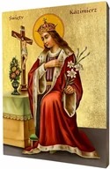 Dewocjonalia - Art Christiana Ikona religijna święty Kazimierz Jagiellończyk ACHI279 - miniaturka - grafika 1