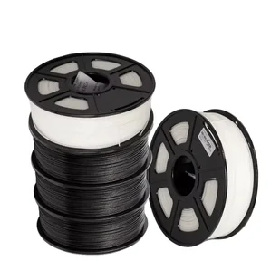 Filament ABS do drukarek 3D, średnica drutu 1,75 mm, waga 0,9 kg, ABS-3BK2WT - Filamenty i akcesoria do drukarek 3D - miniaturka - grafika 1