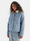 Kurtki damskie - Roxy Kurtka przejściowa Not So Basic ERJJK03675 Niebieski Regular Fit - miniaturka - grafika 1