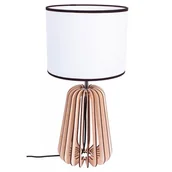 Lampy stojące - Skandynawska lampka nocna z abażurem - S228 T1-M46 - miniaturka - grafika 1