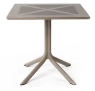 Stoły ogrodowe - Stół Nardi CLIPX 70 Tortora - miniaturka - grafika 1